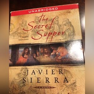 The Secret Supper, 10 hours, audio book on cd unabridged. A novel, Last Supper